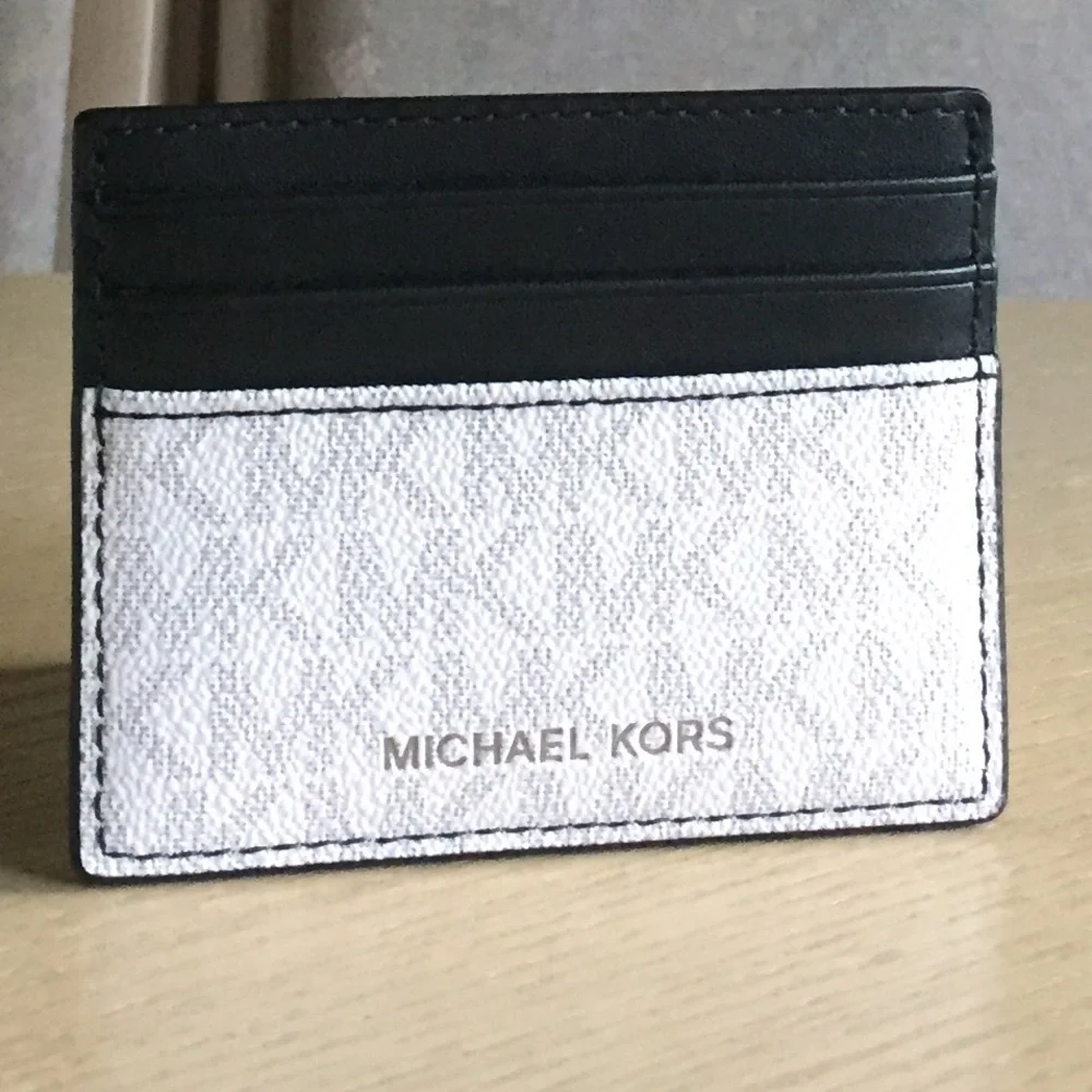 Michael Kors Cooper Bright White Card Holder Case